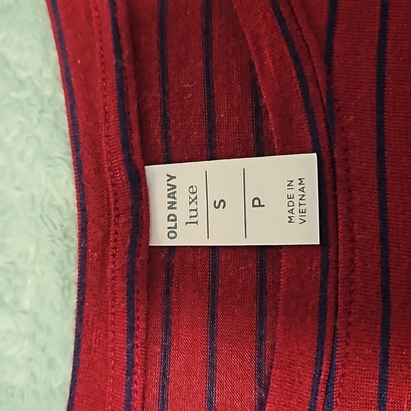 Maroon and Blue strip Tunic Shirt - Picture 2 of 2